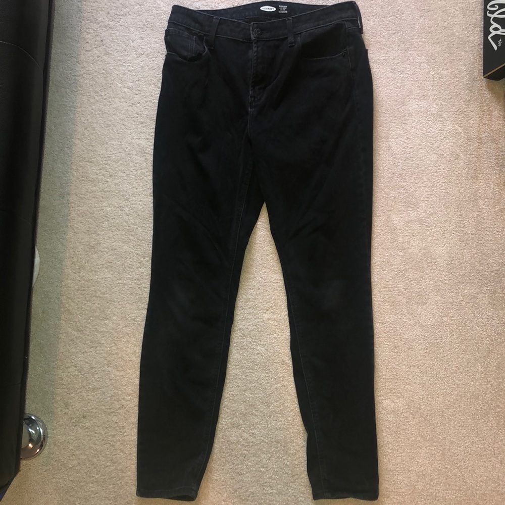 Old Navy Black Skinny Jeans 24/7 Sculpt Rockstar